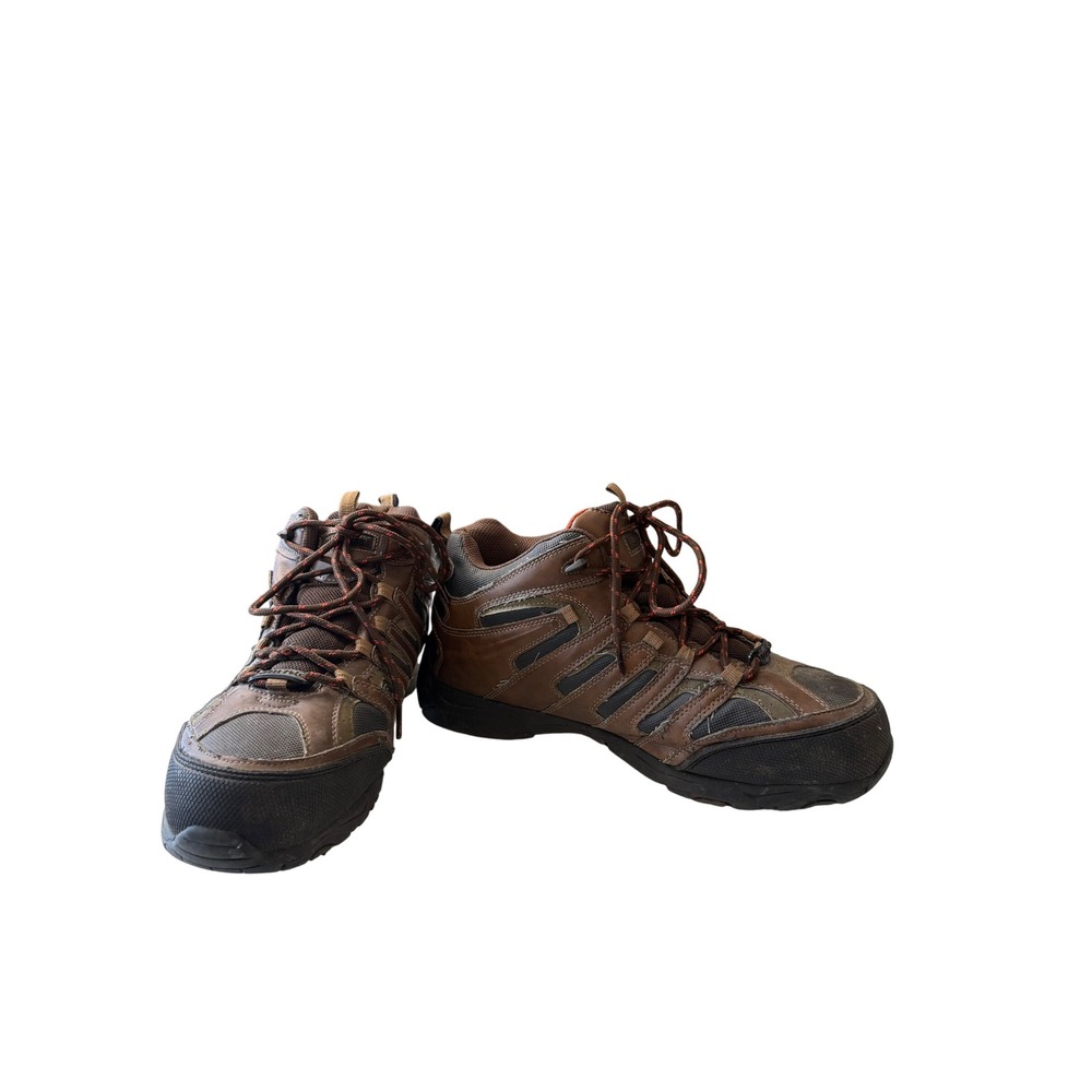 Rustler Advantage Steel Toe Work Boots Brown Leather Hiking Utility Mens 11.5